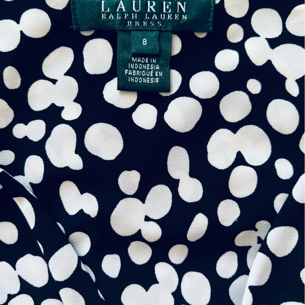 Lauren Ralph Lauren black and white dress.